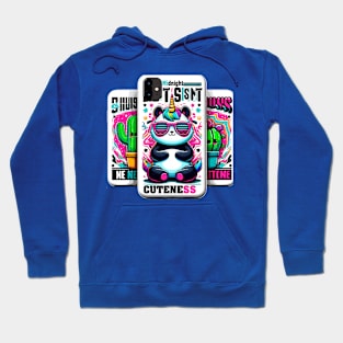 Panda on iPhone - Cool and Fashion Design Hoodie